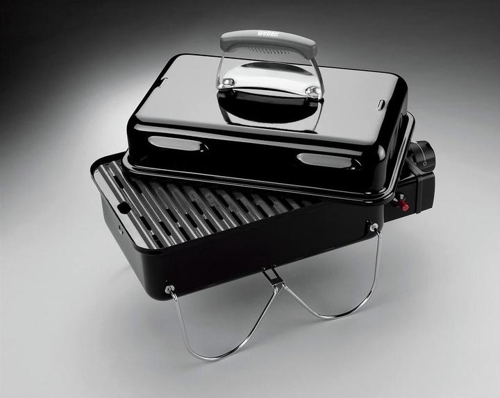 Actual product image Weber Go-Anywhere Gas Barbecue - 41x26 cm - Roestvrijstalen branders - Gasregelkop - Incl. deksel (2.10 kW)