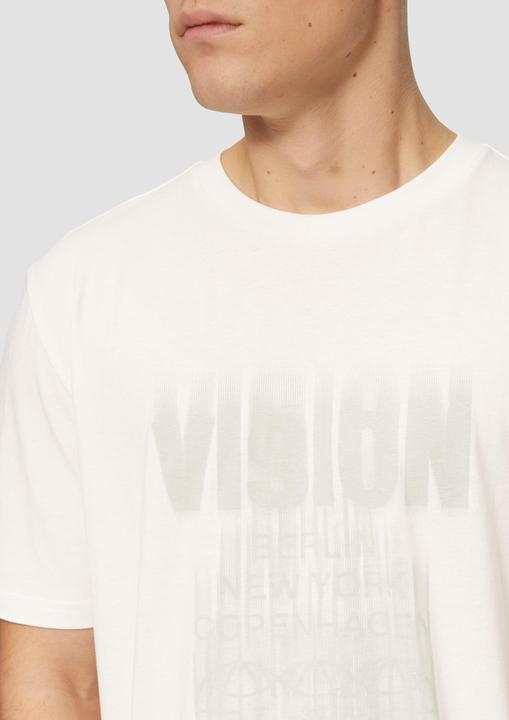 Produktbild S.Oliver T-Shirt Basic Rundhals T-Shirt mit Frontprint (M)