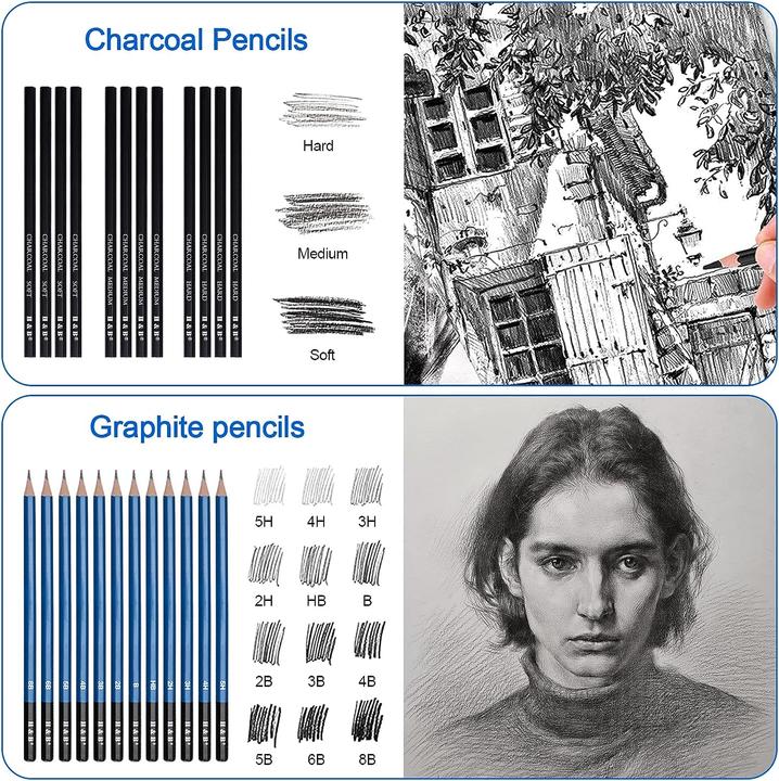 Produktbild H+B Zeichenstifte Set (75x)