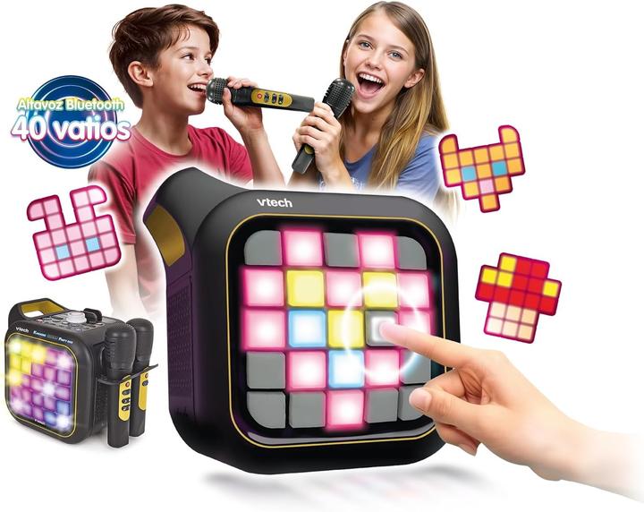 Produktbild VTech Bluetooth Lautsprecher mit Karaoke Mikrofon Duo Golden edition