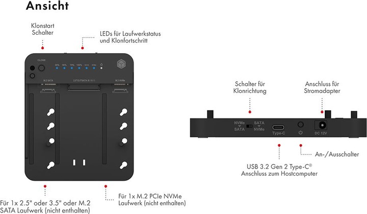 Immagine prodotto Icy Box IB-2915MSCL-C31