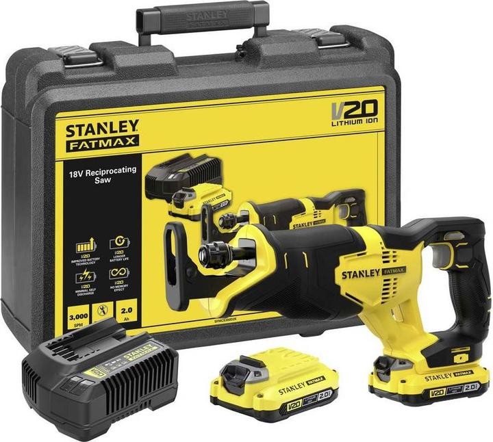 Produktbild Stanley SAW SÄGE 18V V20 2x2,0Ah SFMCS300D2K