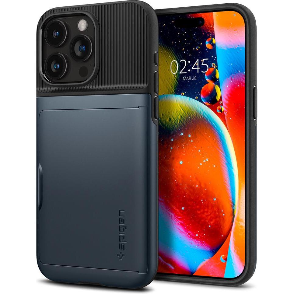 Thumbnail - Spigen ACS06730 (Apple iPhone 15 Pro), Smartphone Hülle, Blau