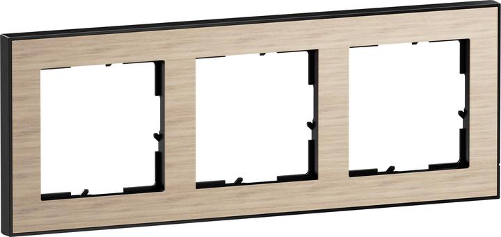 Produktbild Legrand Seano+ 3-fach Rahmen mit Echtmaterialoberfläche