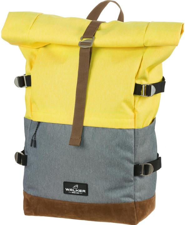 Immagine prodotto Walker Zaino per il tempo libero Roll Up Two 23 - 30 l, Giallo/Grigio (30 l)