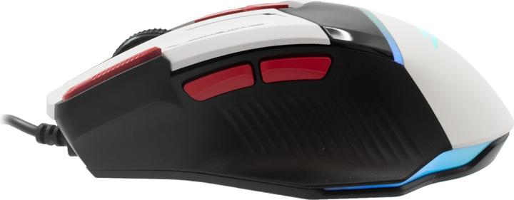 Actual product image Baracuda Gaming Mouse MANTA, 8D, 12800 dpi, White (BGM-042) (Cable)