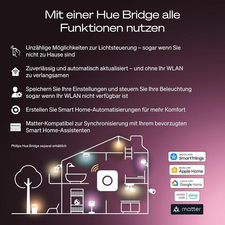 Immagine prodotto Philips Hue Hue A60 (E27, 810 lm, 4 x)