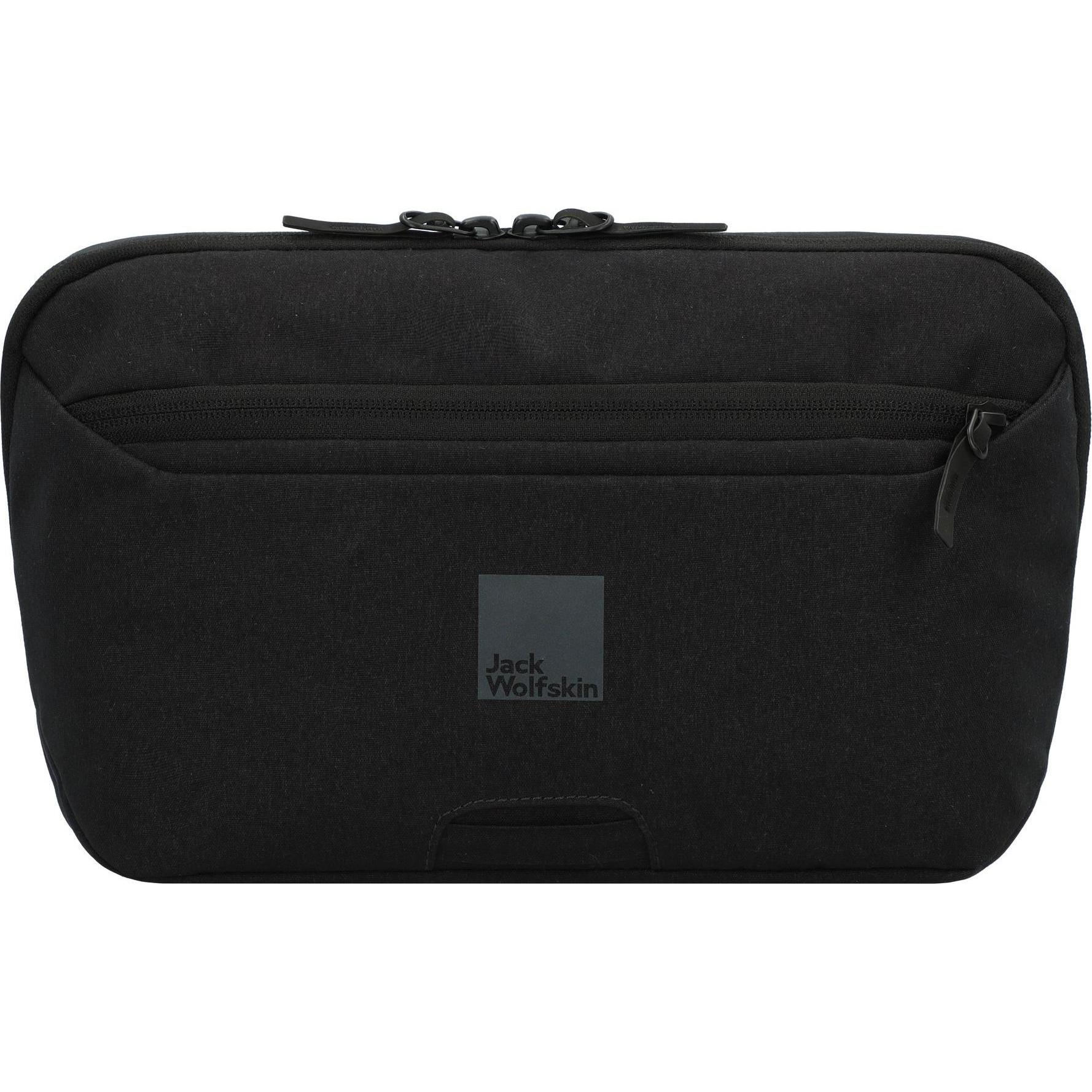 Jack Wolfskin, Bauchtasche, Mainkai Crossbody, Schwarz