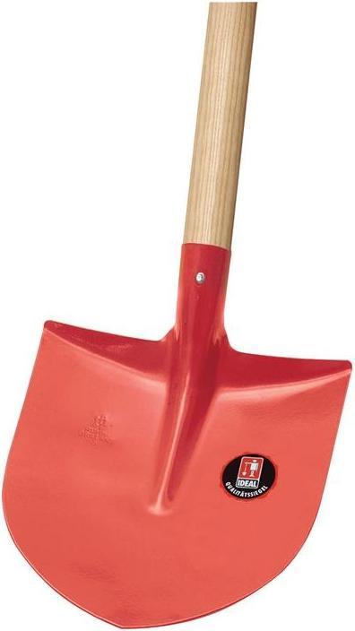 Actual product image Idealspaten Ruhr-Brillant Aufbugschaufel red powder coatedShell without handle