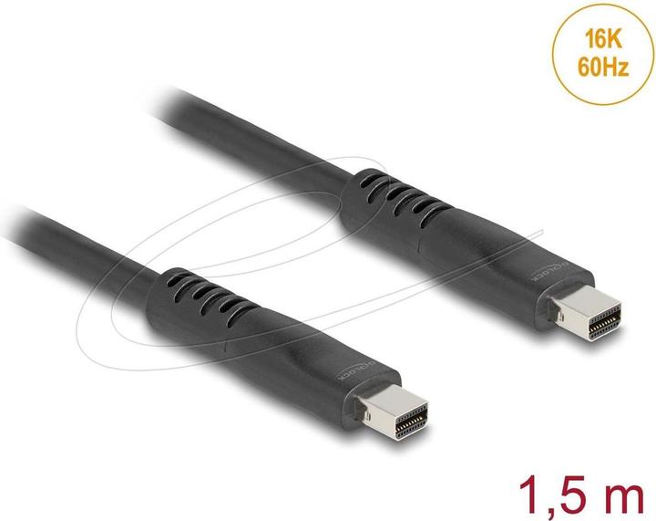 Image du produit Delock Mini DisplayPort Kabel 16K 60 Hz 80 Gbps 1,5 m (1.50 m)