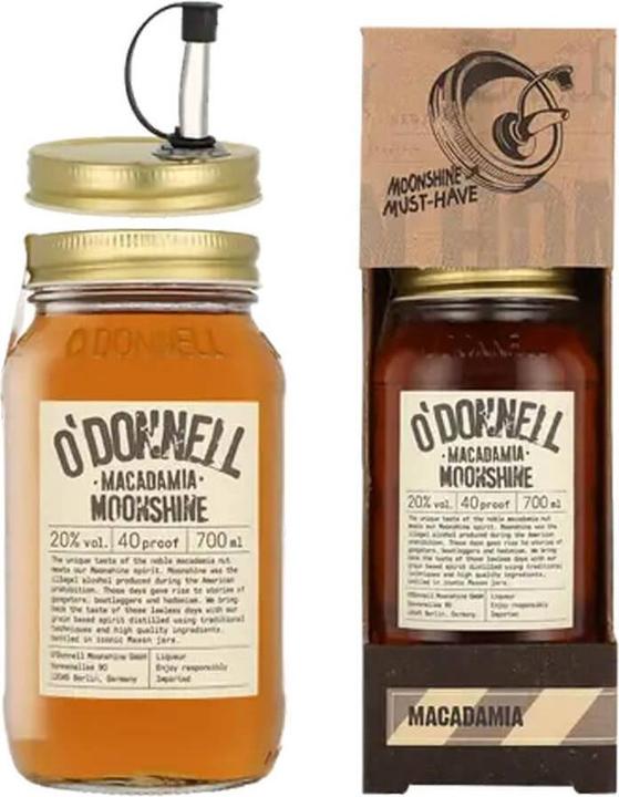 O'Donnell Moonshine Macadamia Likör (1 x 70 cl)