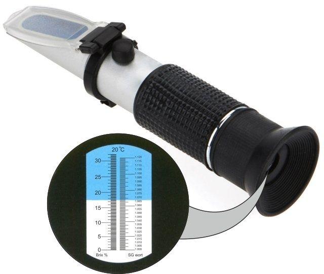 Image du produit Sixtol Réfractomètre pour mesurer le niveau de remplissage de la bière / Brauzuckermessgerät AT 32