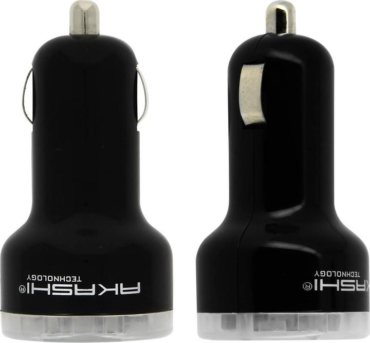 Produktbild Akashi 2x USB 2.4A Autoladegerät