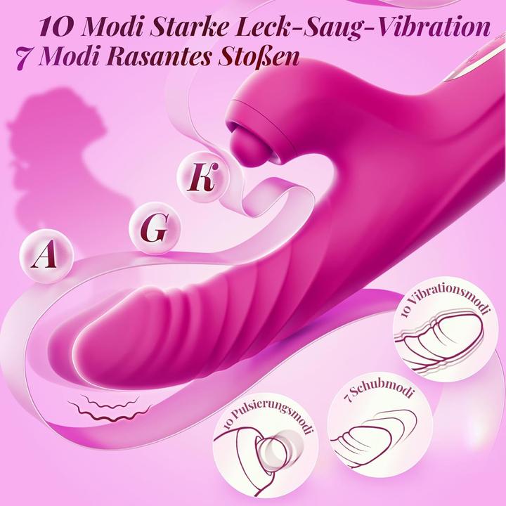 Actual product image Unikrealer Rabbit with push and suck function