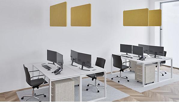 Produktbild eurokraft basic Akustik-Deckenplatte (120 x 60 cm)