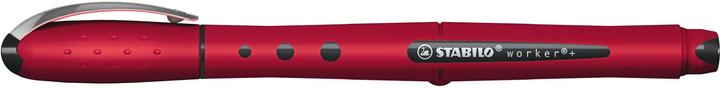 Actual product image STABILO Worker+ 0,5mm, Burgunderrot (1x)