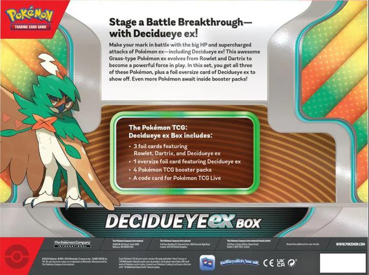 Image du produit Pokémon TCG Decidueye ex Collection Box - EN (Anglais, Coffret & Collection)