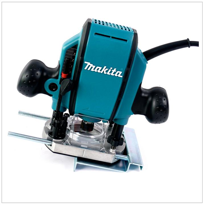 Produktbild Makita RP 0900 K - 900 Watt Oberfräse 8 mm im Alu Werkzeugkoffer
