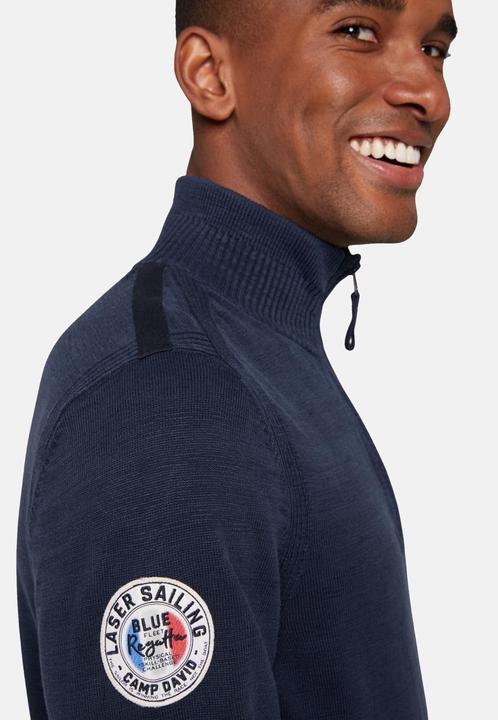 Produktbild Camp David Strickpullover Laser Sailing Troyer Pullover (M)