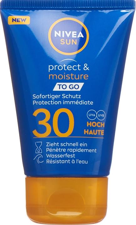 Produktbild NIVEA Schutz & Pflege To Go (Sonnenlotion, SPF 30, 50 ml, 65 g)