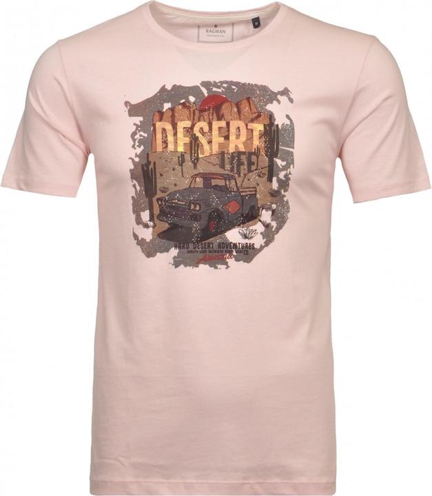 Actual product image Ragman Shirt Rundhals-T-Shirt aus Baumwolle mit Print (XXL)