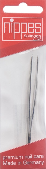 Actual product image Nippes Tweezers pointed, nickel-plated