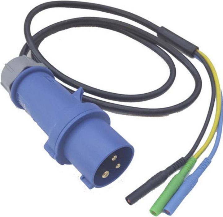 HT Instruments Measuring adapter CEE 16A 3 pole (CEE plug with connection cables) (Measuring device case)