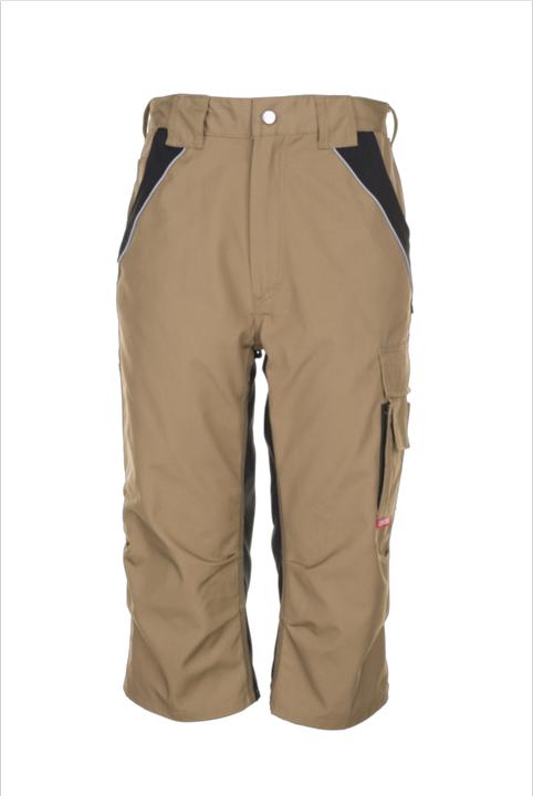 Planam Plaline workwear three-quarter trousers sand black XXL