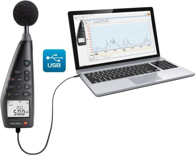 Image du produit Testo Sonomètre 816-1 20 à 8000