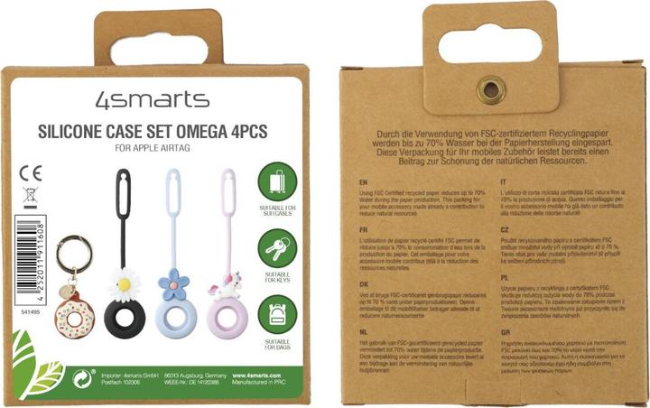 Image du produit 4smarts AirTag-Hüllen Set, Zubehörtyp Mobiltelefone: Key