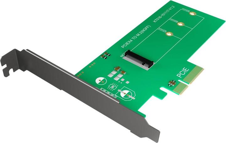 Produktbild Icy Box PCI-Karte, M.2 PCIe SSD zu PCIe 3. Host