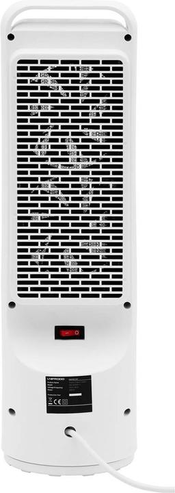 Produktbild Uniprodo Elektro-Heizlüfter Heizstrahler Elektroheizer 1200/2000 W schwenkbar weiss (2000 W)
