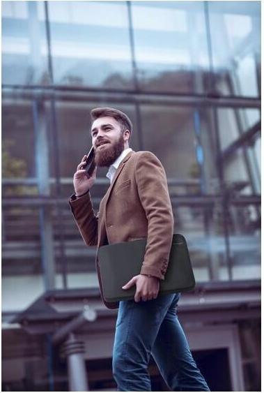 Produktbild Kensington Notebook-Sleeve EQ Classic 15.6 Schwarz (15.60", Universal)