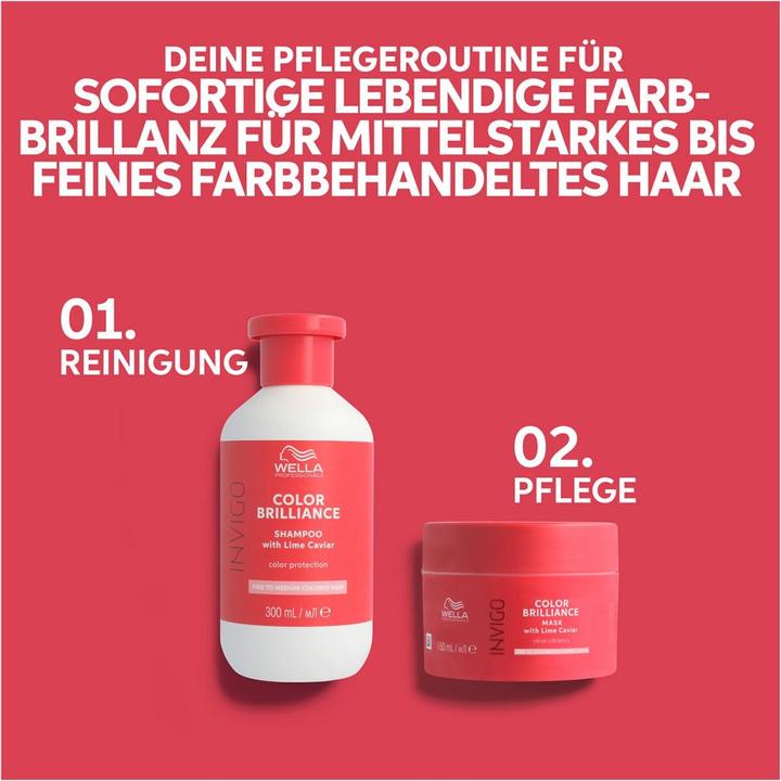 Produktbild Wella Invigo Color Brillance Shampoo Feines bis mittelfarbiges Haar (500 ml, Flüssiges Shampoo)