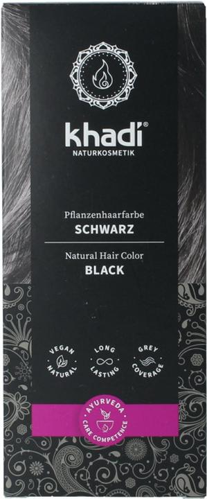 Khadi Colore dei capelli della pianta (Nero)