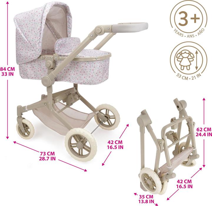 Produktbild 509Crew CityPark 2-in-1 Deluxe Puppenwagen und Buggy