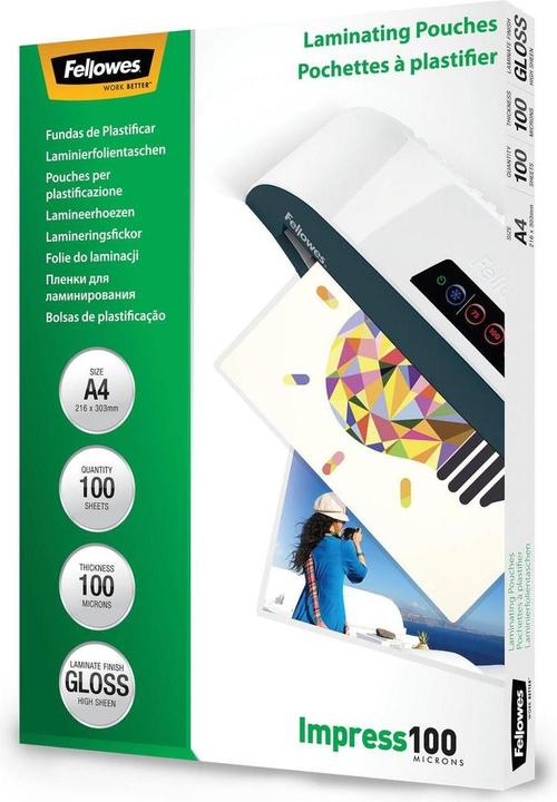 Image du produit Fellowes Mentions légales 100 (A4, 100 pcs, 100 µm)