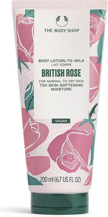 The Body Shop British Rose Body Lotion (Körperlotion, 200 ml)