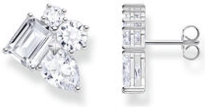Immagine prodotto Thomas Sabo Orecchini con quattro pietre bianche in argento (Argento 925)