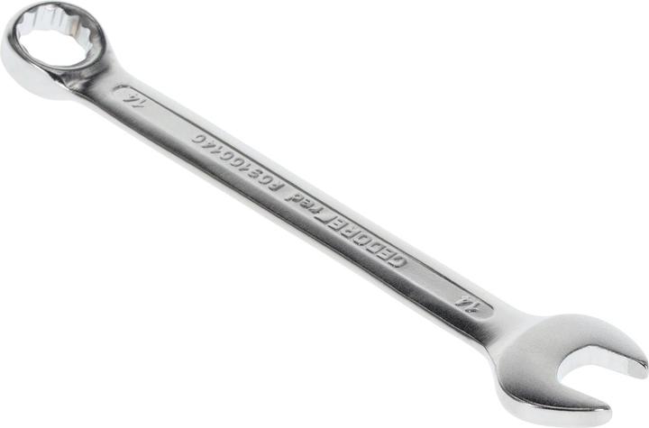 Actual product image Gedore Red red Combination spanner, SW 14 mm, matt satin finish, chrome vanadium steel, silver (14 mm)