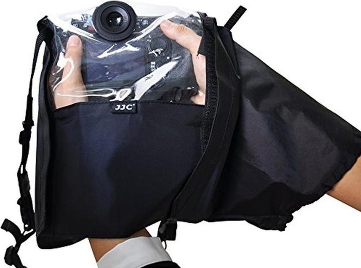 Actual product image JJC Rain cover with eyepiece for Canon EG (Rain cover, EOS 1D Mark II, EOS 5D Mark II, EOS 1DX, EOS 5D, EOS 7D, EOS 1D Mark IV, EOS 5D Mark IV, EOS 1D, EOS 5DS)