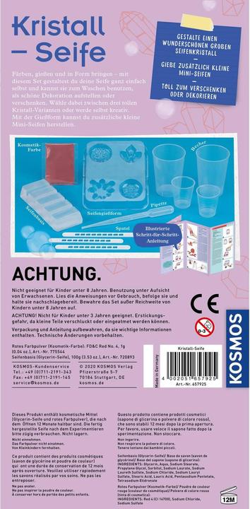 Actual product image Kosmos Crystal soap