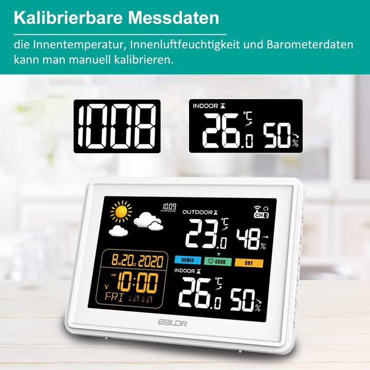 Actual product image Baldr Weather station radio