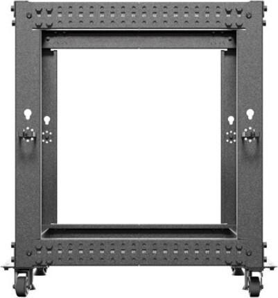 Actual product image Lanberg OPEN RACK 19 12U 600X600-1100 REGULOWANY CZARNY (6.86 RU, 19 inch rack)