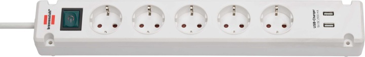 Image du produit Brennenstuhl Bremounta (7 x, USB-A, CEE 7/3, 3 m)