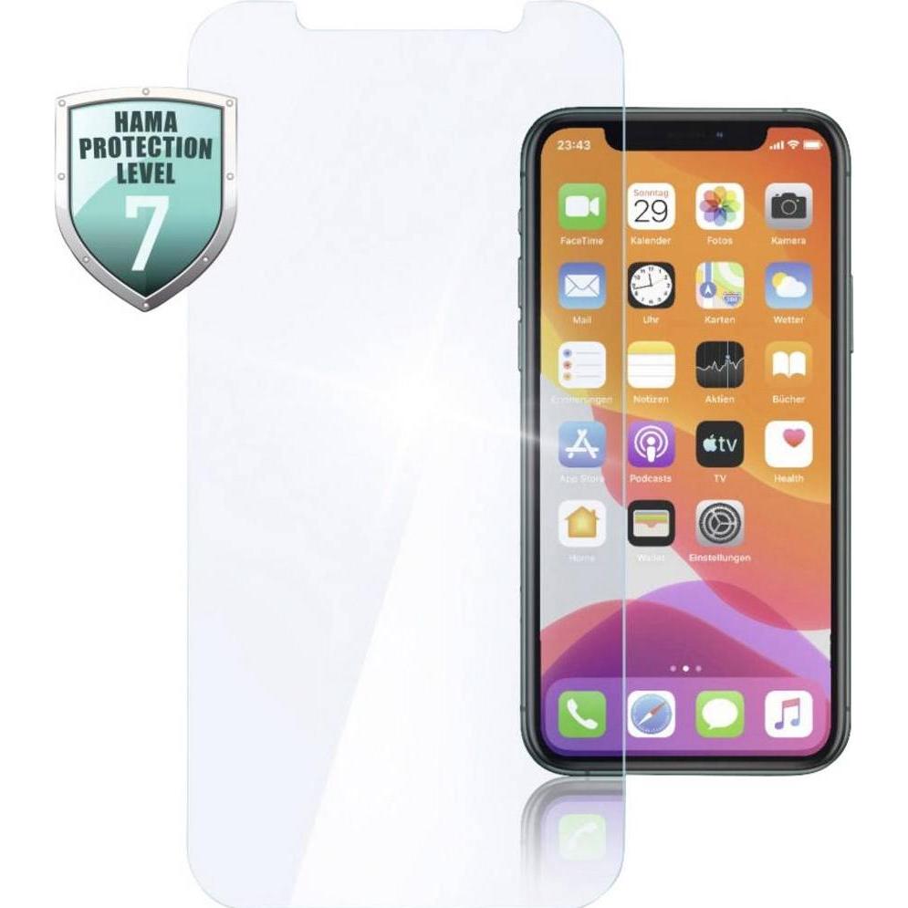 Hama Schutzglas (1 Stück, Apple iPhone 12 mini), Smartphone Schutzfolie, Transparent