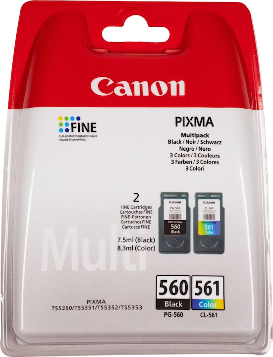 Actual product image Canon PG-560/CL-561 Multipack (FC, Color)