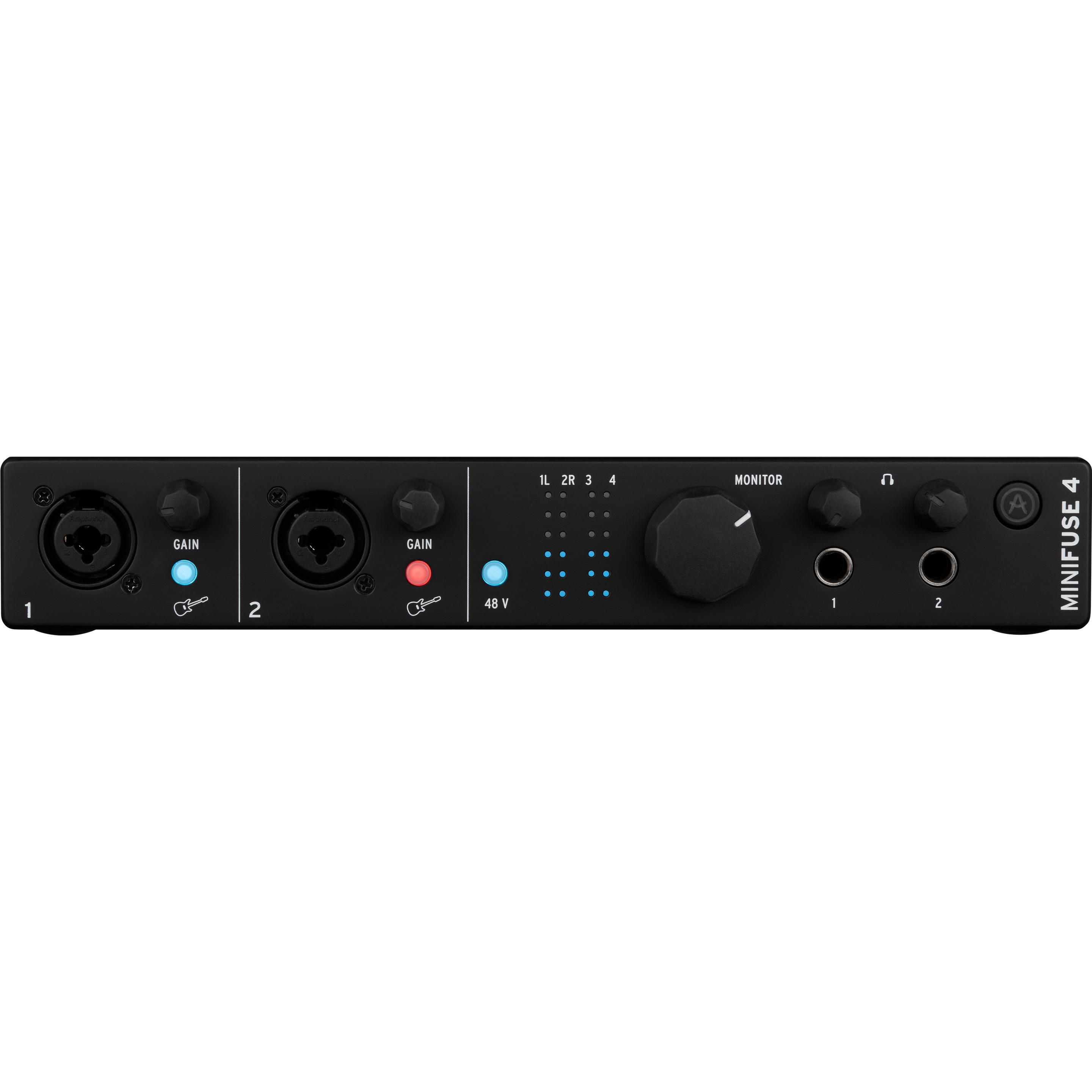 Thumbnail - Arturia MiniFuse 4 (USB), Audio Interface, Schwarz