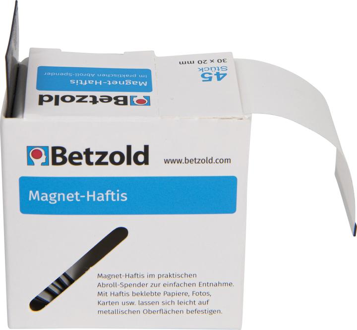 Produktbild Betzold Magnet-Haftis im praktischen Abroller (45 x)