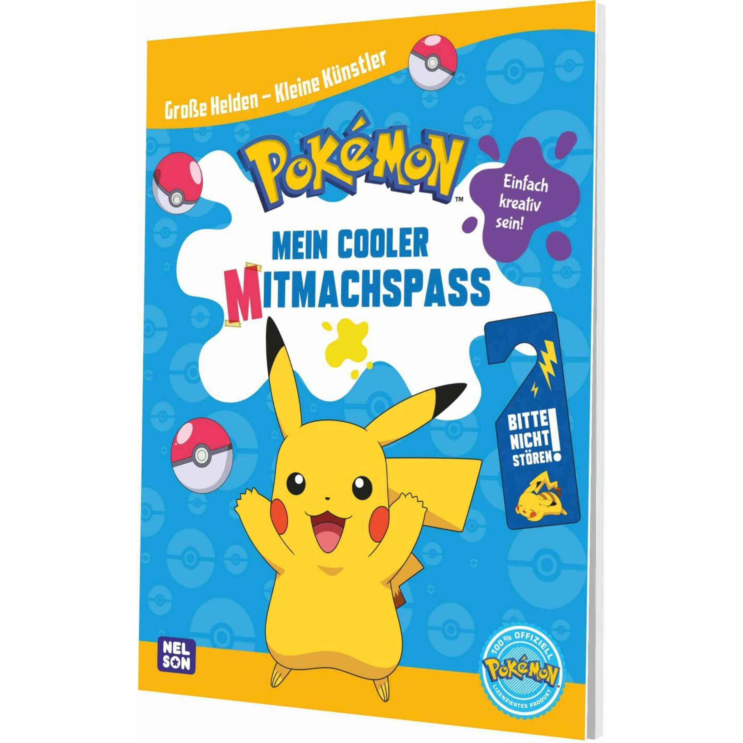 Nelson Pokémon: Grosse Helden - Kleine Künstler: Mein cooler Mitmachspass